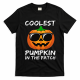 Funny Coolest Pumpkin In The Patch Halloween Funny T-Shirt - Black