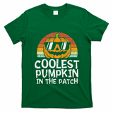 Funny Coolest Pumpkin In The Patch Halloween T-Shirt - Irish Green