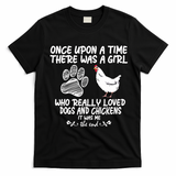 Funny Chicken Shirts For Women Funny Dog Tee Farmer T-Shirt - Black