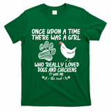 Funny Chicken Shirts For Women Funny Dog Tee Farmer T-Shirt - Irish Green