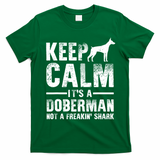 Funny Doberman Art Doberman Pinscher Dog Walker T-Shirt - Irish Green