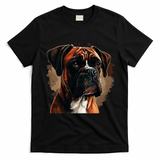 Funny Dog Boxer T-Shirt - Black