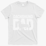 Funny Dachshund Dad Dog Lover Dachshund Father Dog Owner T-Shirt - White