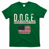 Funny Doge Department Of Government Efficiency . D.O.G.E. T-Shirt - Irish Green