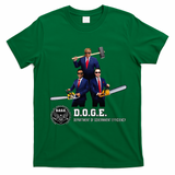 Funny D.O.G.E. (Department Of Government Efficiency) Doge T-Shirt - Irish Green