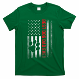 Funny Dad Fathers Day Dog Dad Best Fathers Day Gift T-Shirt - Irish Green