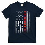 Funny Dad Fathers Day Dog Dad Best Fathers Day Gift T-Shirt - Navy Blue