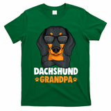 Funny Dachshund Grandpa Cute Weiner Dog Best Gift T-Shirt - Irish Green