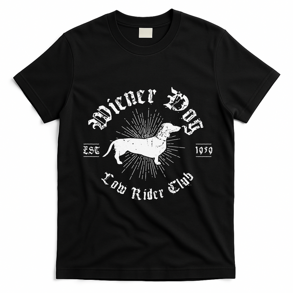 Funny Dog Gift for Dachshund Owners animal T-Shirt - Black
