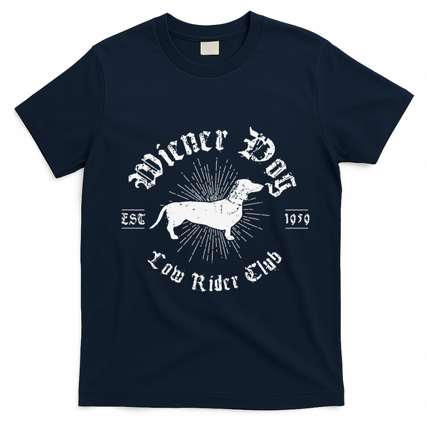 Funny Dog Gift for Dachshund Owners animal T-Shirt - Navy Blue