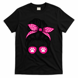Funny Dog Groomer Grooming Pet Stylist Lady T-Shirt - Black