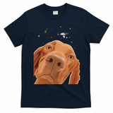 Funny Dog Hungarian Vizsla T-Shirt - Navy Blue