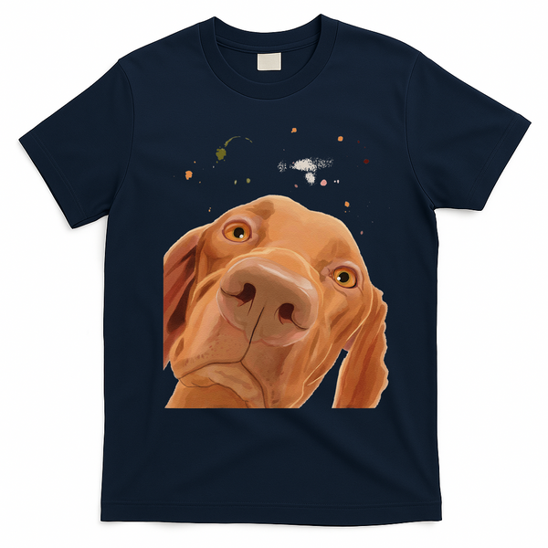 Funny Dog Hungarian Vizsla T-Shirt - Navy Blue