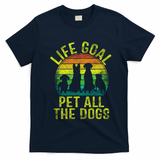 Funny Dog Lover Gift T-Shirt - Navy Blue