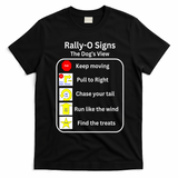 Funny Dog Rally Obedience Gift T-Shirt - Black