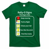 Funny Dog Rally Obedience Gift T-Shirt - Irish Green