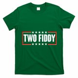 Funny Distressed Two Fiddy Celebrate 250 Years American USA Birthday Anniversary T-Shirt - Irish Green