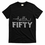 Fifty EST 1973 Born In 1973 50th Birthday T-Shirt - Black