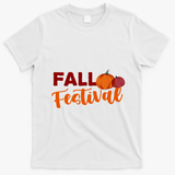 Fall Festival Pumpkin Halloween T-Shirt - White