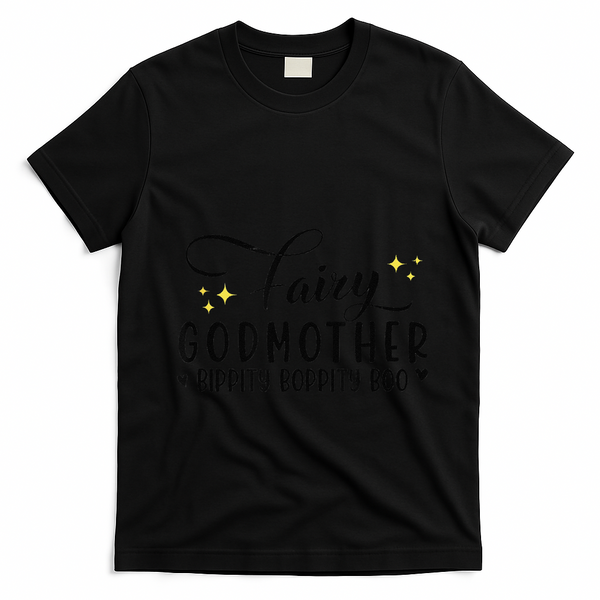 Fairy Godmother Bippity Boppity Boo Mothers Day T-Shirt - Black