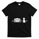 Funny Garage Door Installer Application Day Dog Garage Door T-Shirt - Black