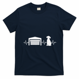Funny Garage Door Installer Application Day Dog Garage Door T-Shirt - Navy Blue