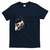 Funny Gifts For Border Collie Lovers Herd That T-Shirt - Navy Blue