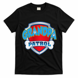 Funny Grandpa Patrol Dog Mom, Dad For Women T-Shirt - Black