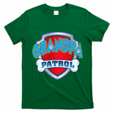Funny Grandpa Patrol Dog Mom, Dad For Women T-Shirt - Irish Green