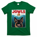 Funny German Shepherd Jowls Hamburger Gsg Dog Mom Dog Dad T-Shirt - Irish Green