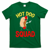 Funny Hot Dog Squad Hot Dog T-Shirt - Irish Green