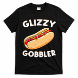Funny Hot Dog Glizzy Gobbler Number One Glizzy Gladiator T-Shirt - Black