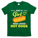 Funny Hot Dog Design Hot Dog Lovers T-Shirt - Irish Green