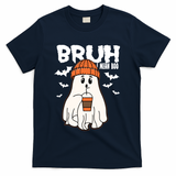 Funny Halloween Ghost Bruh I Mean Boo T-Shirt - Navy