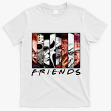 Friends Halloween Horror Squad Parody T-Shirt - White