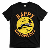 Funny Happy Halloweiner Dachshund Lover T-Shirt - Black