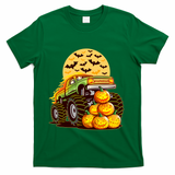 Funny Halloween Monster Truck T-Shirt - Green