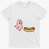 Frank! Is That You Pig And Hot Dog T-Shirt - White