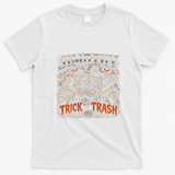 Funny Jimothy Trick Or Trash Raccoon Halloween T-Shirt - White