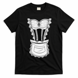 French Maid Costume Cool Halloween Housemaid Gift T-Shirt - Black
