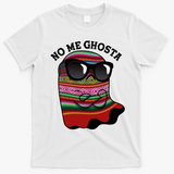 Funny Mexican No Me Ghosta Halloween Ghost T-Shirt - White