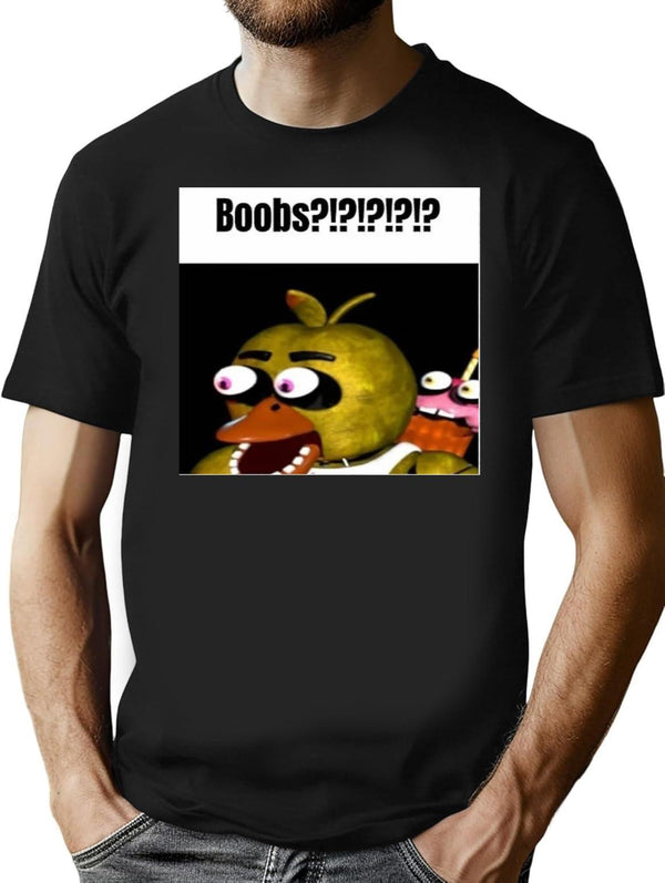 Fnaf Bonnie Balls Meme Black T-Shirt - Black