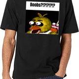 Fnaf Bonnie Balls Meme Black T-Shirt - White