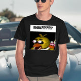 Fnaf Bonnie Balls Meme Black T-Shirt - Navy
