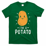 Funny Potato Halloween Costume Cute and Vegan Friendly T-Shirt - Irish Green