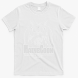 Funny Proud Maine Coon Cool Cat Gift T-Shirt - White