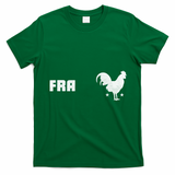 French Rooster Proud France Fans FRA T-Shirt - Irish Green