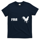 French Rooster Proud France Fans FRA T-Shirt - Navy Blue