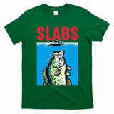 Funny Slabs Famous Shark Movie Parody Crappie Fishing T-Shirt - Irish Green