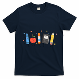 Funny Teacher Students Life Back To School T-Shirt - Navy Blue